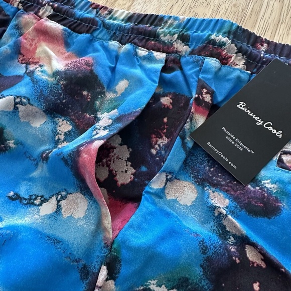 Barney Cools 17” Swim Shorts Poolside Acid Dye Nylon Trunks Mens Size‎ XL Bcools - Picture 5 of 7